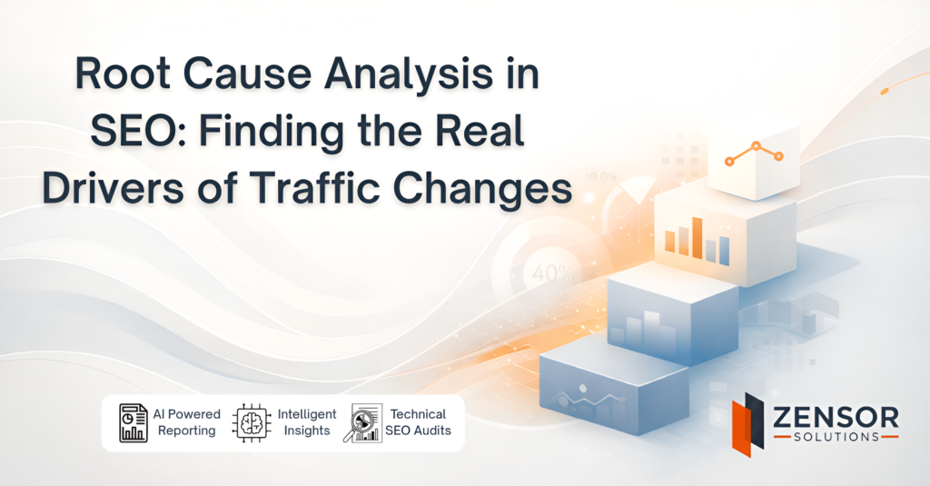 Root cause analysis in SEO to identify the real drivers behind organic traffic and ranking changes